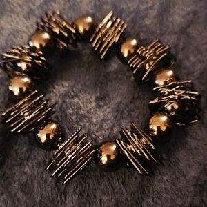 Abstract Hematite Bracelet